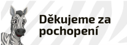 Děkujeme za pochopení